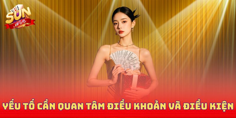 Yếu tố cần quan tâm trong điều khoản và điều kiện
